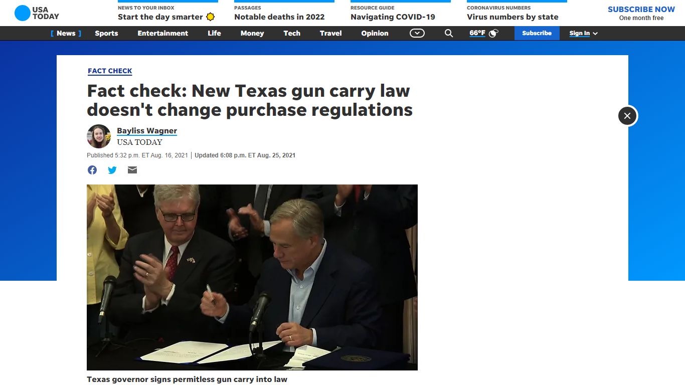 Fact check: New Texas law doesn't change gun purchase regulations